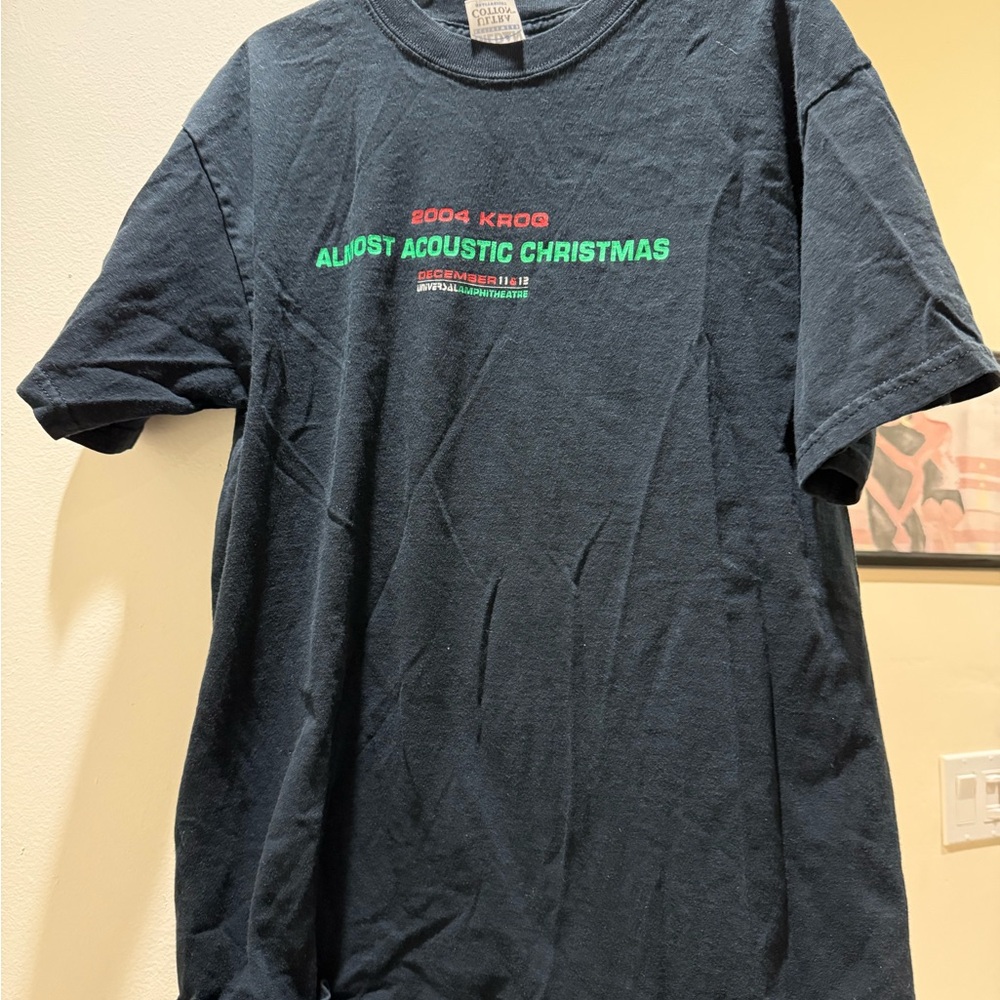 Vintage Men’s 2004 KROQ Acoustic Christmas Concert Short sleeve t-Shirt, M - Picture 2 of 5